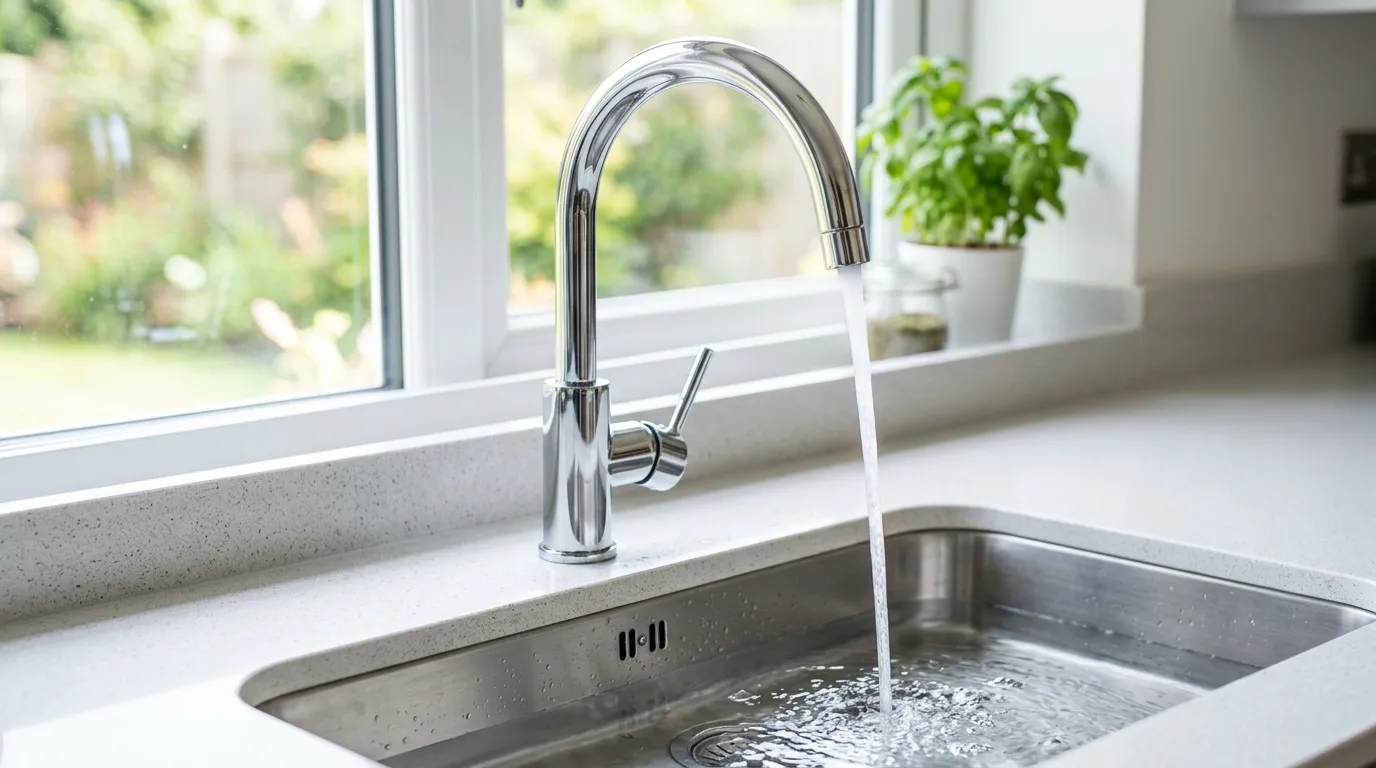 Local Plumbing Master Pros same day plumber fixing a faucet in Schoeneck, PA